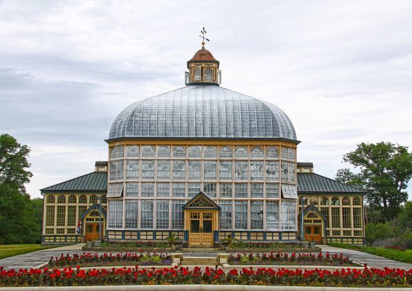 Druid Hill conservatory, Baltimore, Maryland