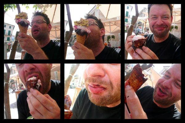 die kunst ein eis zu essen