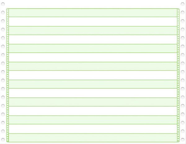 'Green Bar' Computer Paper
