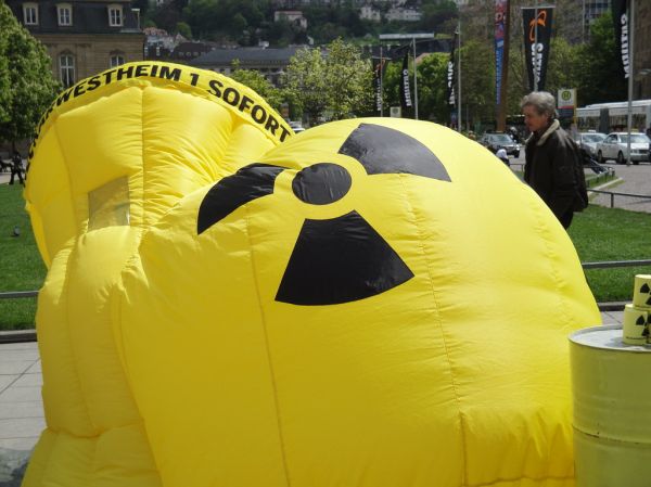 Tschernobyl-Jahrestag: Aktion gegen den Ausstieg aus dem Ausstieg