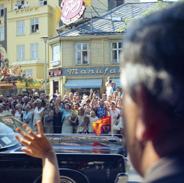 Dronning Elizabeth II besøker Trondheim (1969)