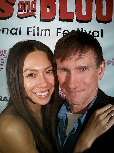 Bill Oberst Jr. and Huyen Thi at Quentin Tarantino's New Beverly Cinema