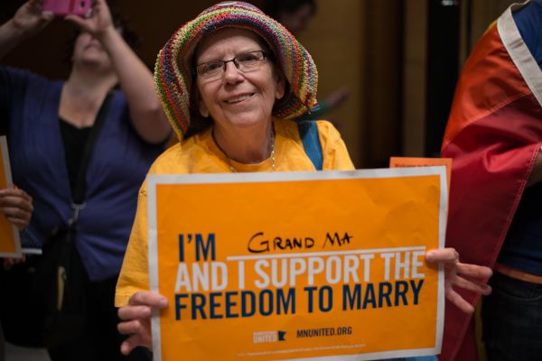 Same sex marriage vote in the Minnesota Senate