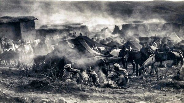Camp Berbere - Guerre du Rif (Maroc) - 1934
