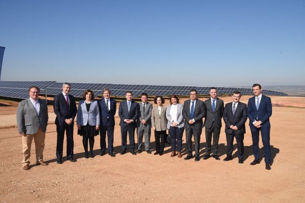 Inauguración de planta solar fotovoltaica de Naturgy en El Carpio de Tajo