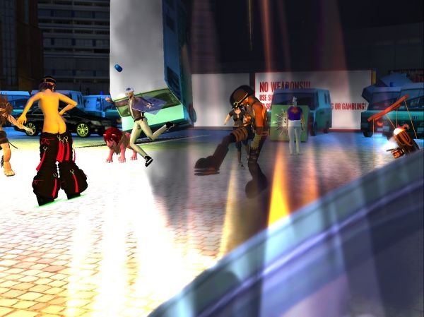 1 MAI 2010 BERLIN DEMONSTRATIONEN UND KRAWALLE IN SECOND LIFE