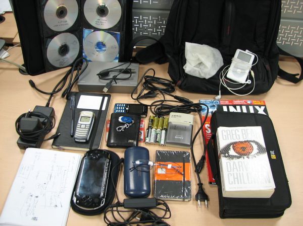 my bag contents on a special day
