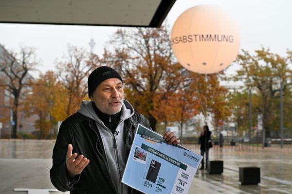 Aktion zu den Koalitionsverhandlungen