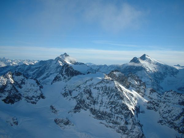 Alps from mount Titlis Switzerland 1