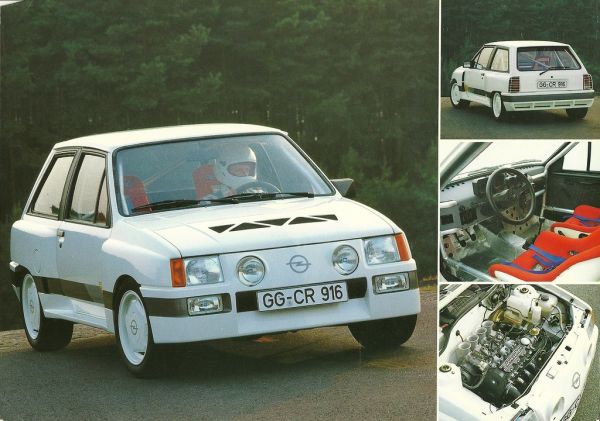 Corsa-Sprint 1984, 0-100kmh - 8.2 sekunden