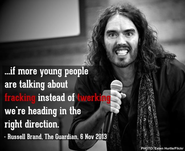 Russell Brand: fracking vs twerking