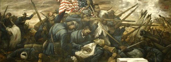'Shaw at Fort Wagner' by Carlos Lopez