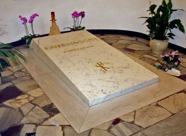 Tomba Giovanni Paolo II - Pope John Paul II grave