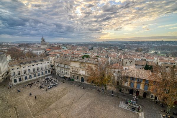 Avignon as seen from the Palais des Papes