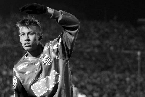 Neymar da Silva Santos Júnior | Copa Libertadores de America 2011 | Peñarol - Santos | 110616-6940-jikatu