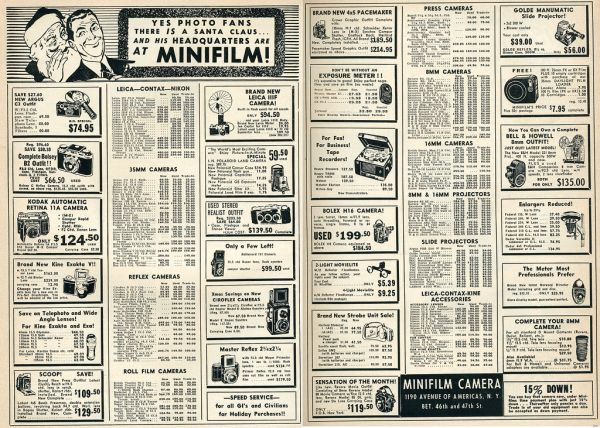 Dec 1952 Minifilm mail order ad