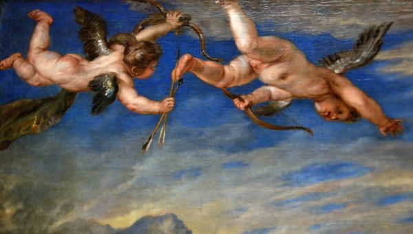 2009-11-15 München, Alte Pinakothek 132 Peter Paul Rubens, Raub der Europa (Detail)