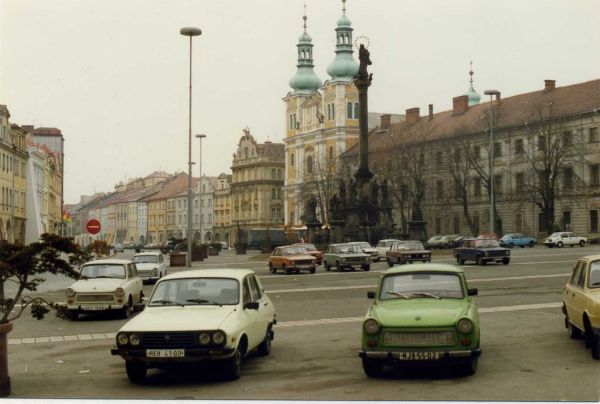 Hradec Králové autos, Czechoslovakia Feb 1992