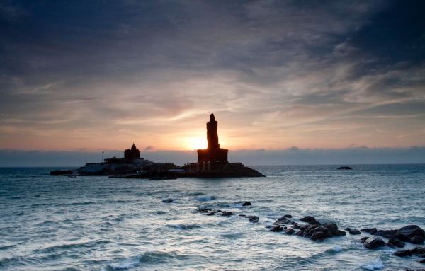 Sunrise in Kanyakumari, Tamil Nadu, India