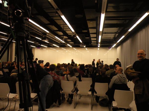 Publikum der Whistleblowing-Diskussion