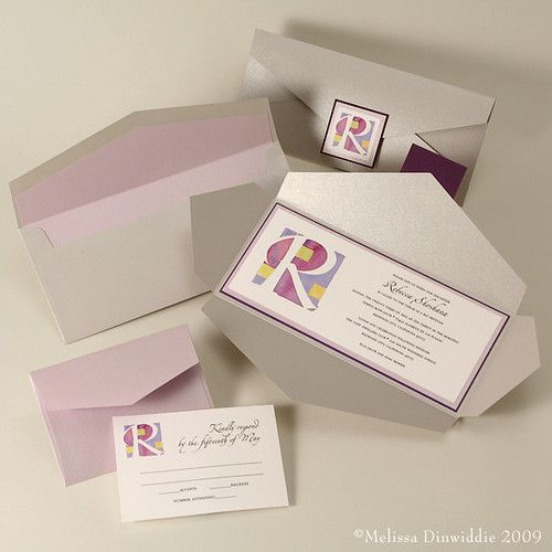 Colorful Capitals Bar Mitzvah/Bat Mitzvah Invitation