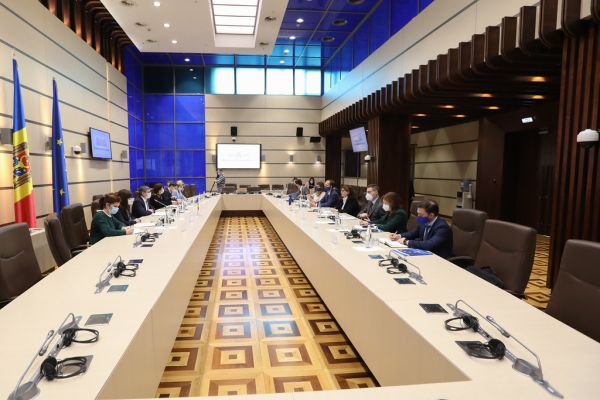 26.11 2021 – Întrevederea Președintelui Paramentului, Igor Grosu, cu Adina Vălean, comisarul UE pentru transporturi
