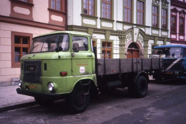 IFA drop-side truck at Hradec Kralove Brewery, 1992