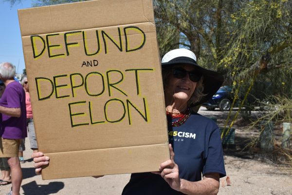 Tesla-Musk Protest 2025
