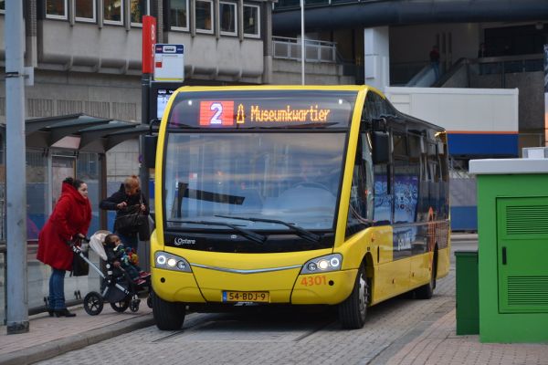 Qbuzz U-OV 4301, Utrecht Centraal/Centrumzijde