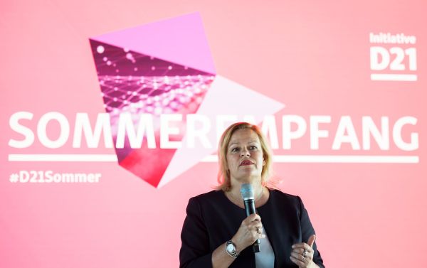 D21-Sommerempfang 2022 mit Bundesinnenministerin Nancy Faeser
