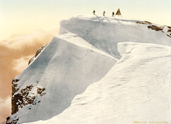 Titlis summit, Unterwald, Switzerland, ca. 1895