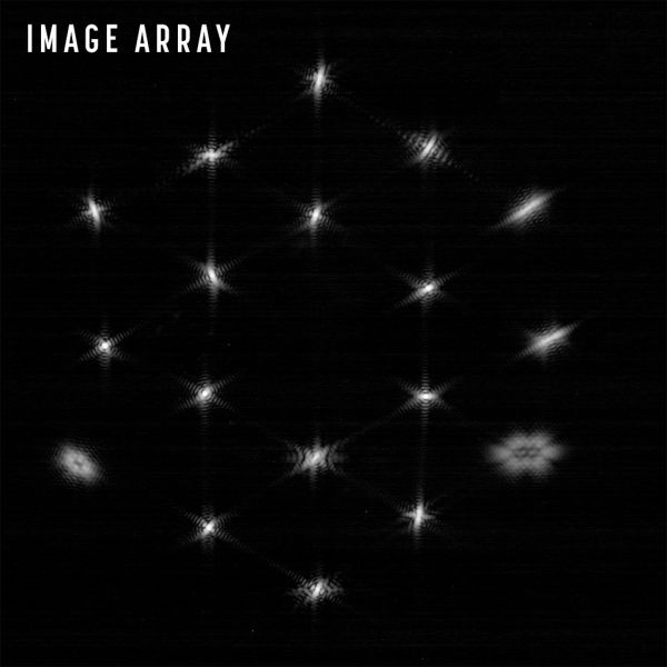 Webb Team Brings 18 Dots of Starlight Into Hexagonal Formation