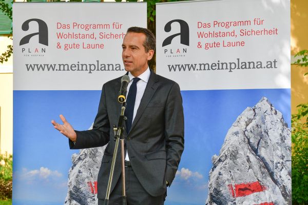 Wahlkampf-Tour: Bundeskanzler Kern in der Steiermark