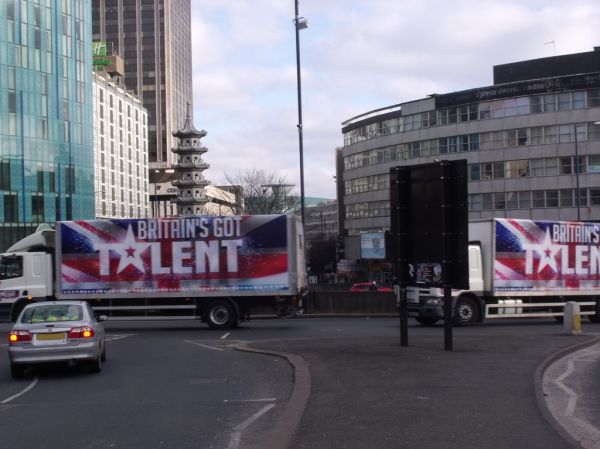 Holloway Circus - Britain's Got Talent lorries