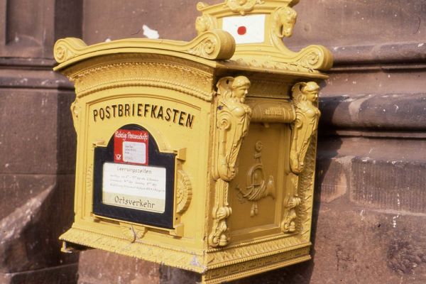 Briefkasten, Magdeburg May 1990