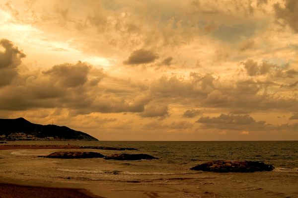 Sitges before the rain.
