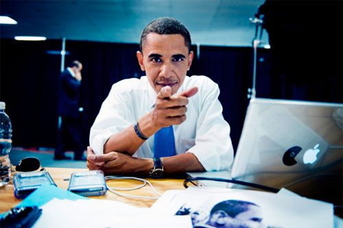 Hey Barack has the same Pac Man stickers I have! We're BFF 4EVA OMG LOL!