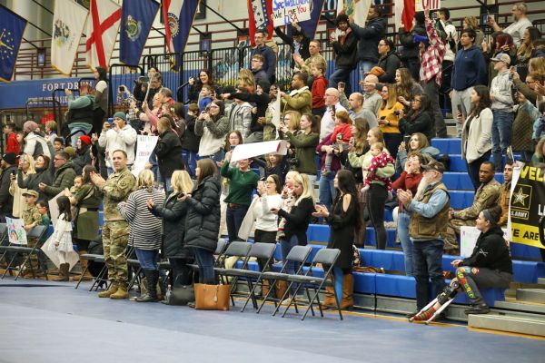 1IBCT, 10th Mountain Division Soldiers welcomed home during redeployment ceremony on Dec. 12, 2022.