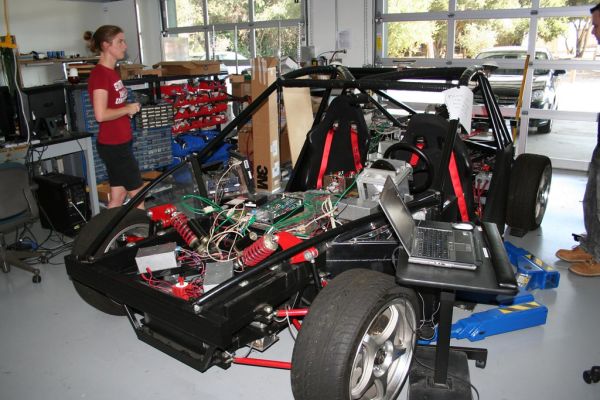 Experimental autonomous car