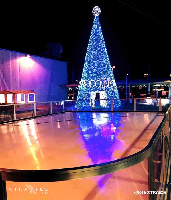 Synthetic Ice rink in Pieve Torina MC.