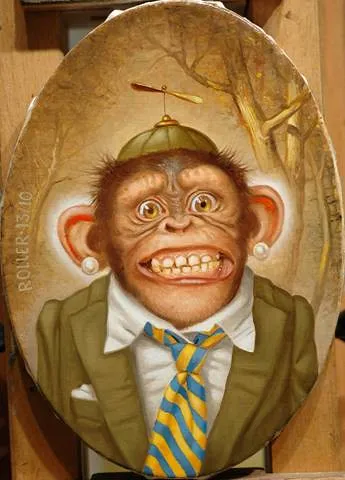 Jimmy, baring his teeth, feigning a grin...Unwavering in his seemingly ongoing, illimitable but faulted endeavor to spaw