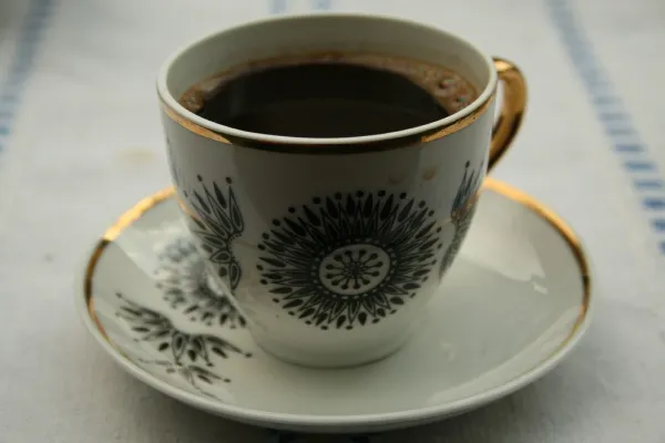 Lunchtime coffee