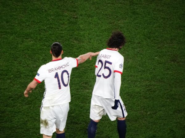Zlatan Ibrahimovic and Rabiot, PSG