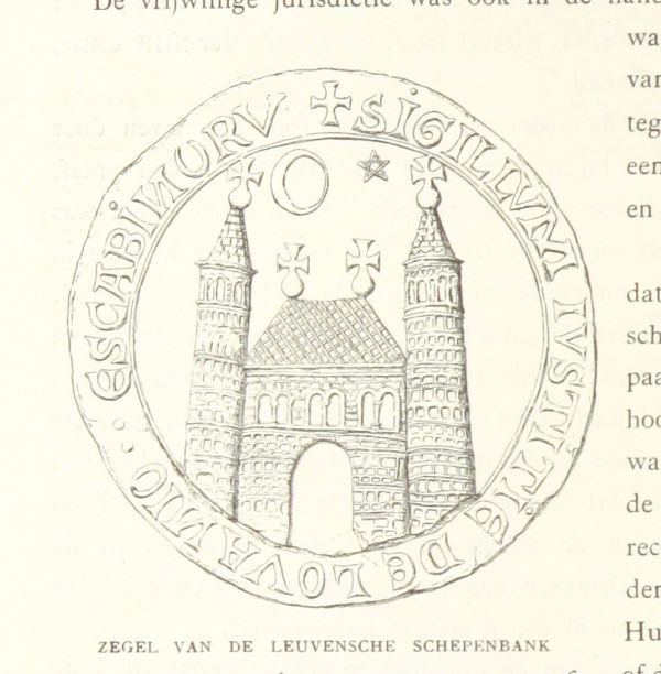 Image taken from page 90 of 'Geschiedenis van de stad Leuven. [With plates.]'