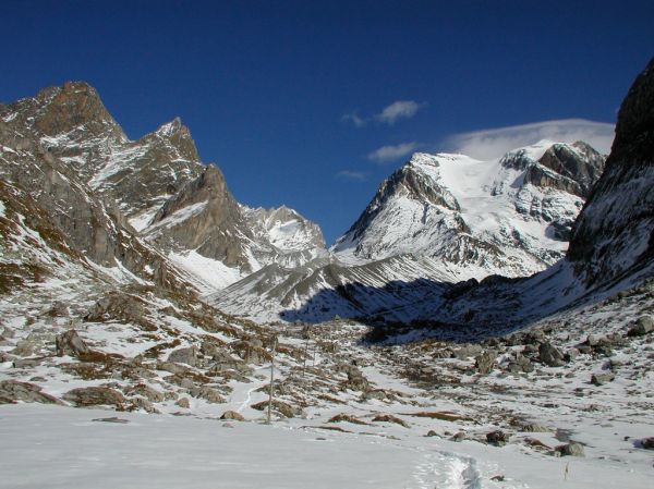 Looking towards La Grande Casse, in the Vanoise National Park, France.