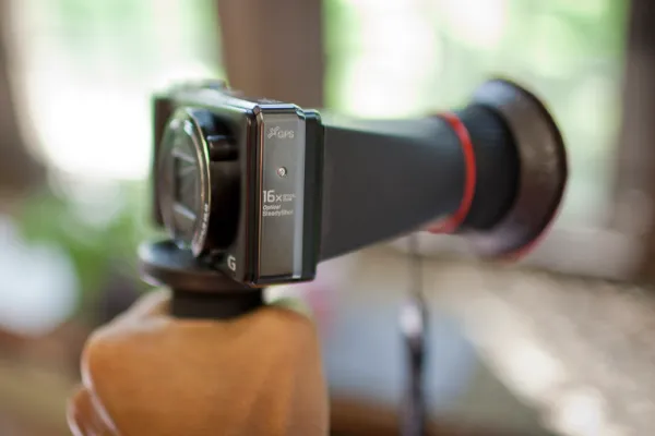 Getting ready for Shooting Videos with Sony HX9V, LCDVF 16.9 and Calumet hand grip