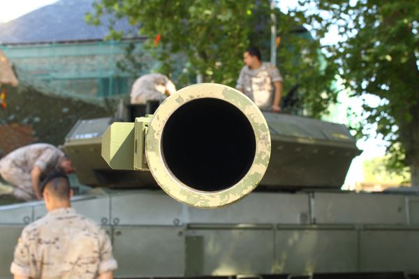 El cañón Rheinmetall L-55