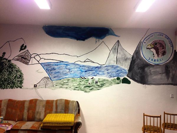 Klubovna vypadá nově. Kreativní ředitel měl partu schopných ;-) #Krucemburk #scouting #czech #cz #republic #behappy