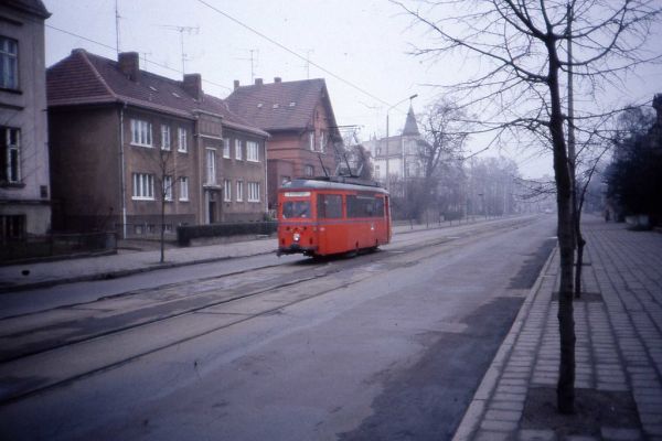 Arbeitswagen , Rostock Strassenbahn, Works Car, DDR, Jan 1990