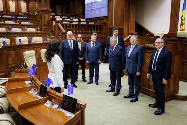 30.01.2024 Întrevederea Președintelui Parlamentului R. Moldova, Igor Grosu, cu membrii delegației Grupului pentru relați